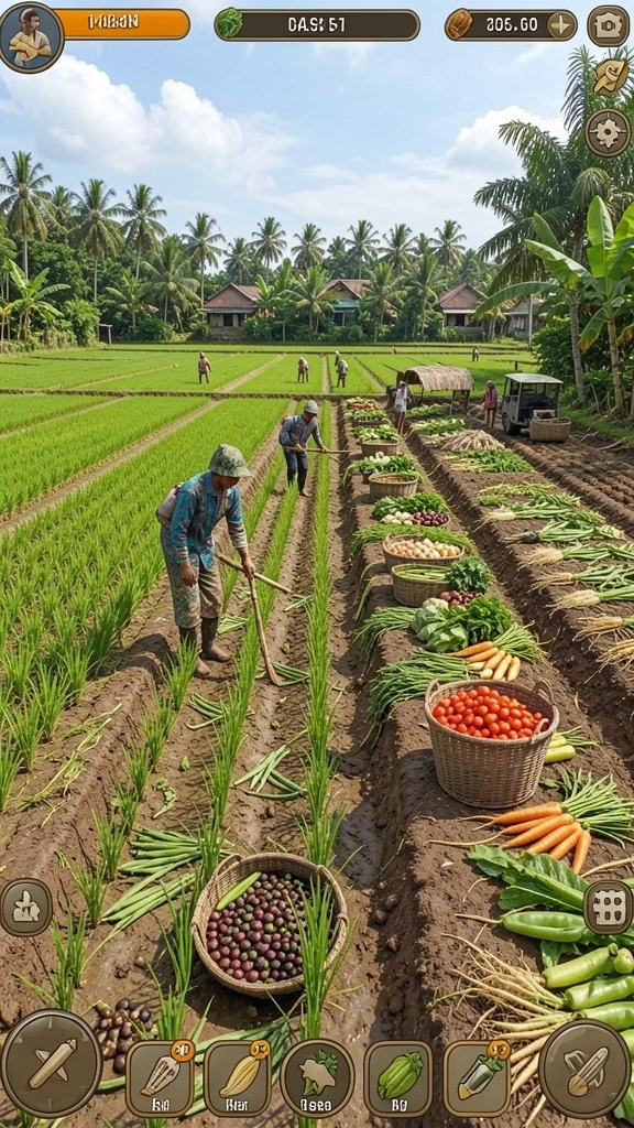 Antarmuka permainan yang intuitif dan menarik.