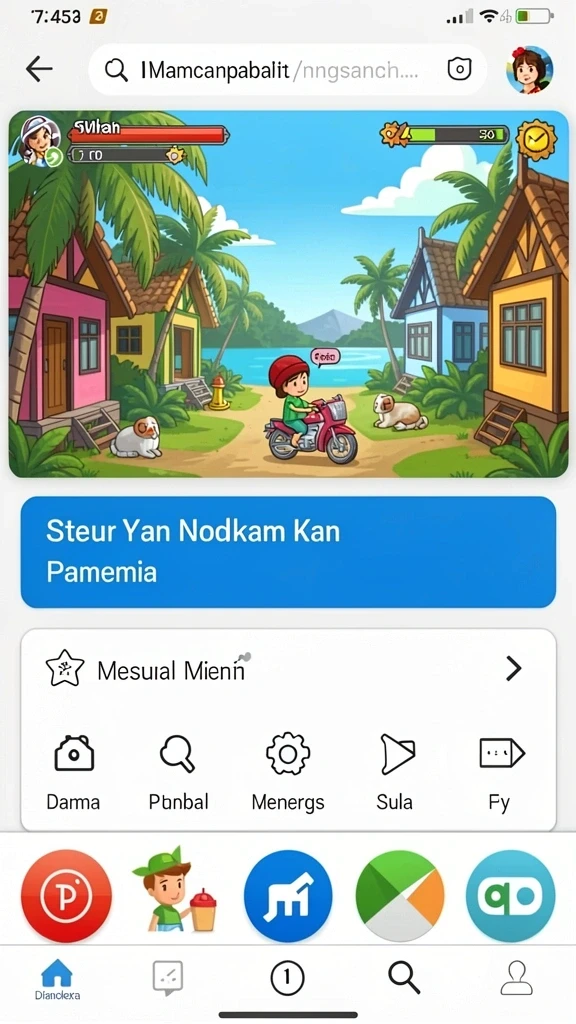 Karakter yang beragam dan penuh warna.