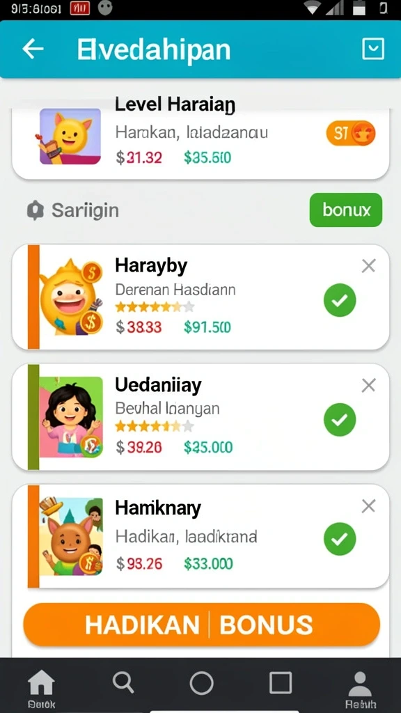 Antarmuka pengguna yang sederhana dan mudah dipahami.