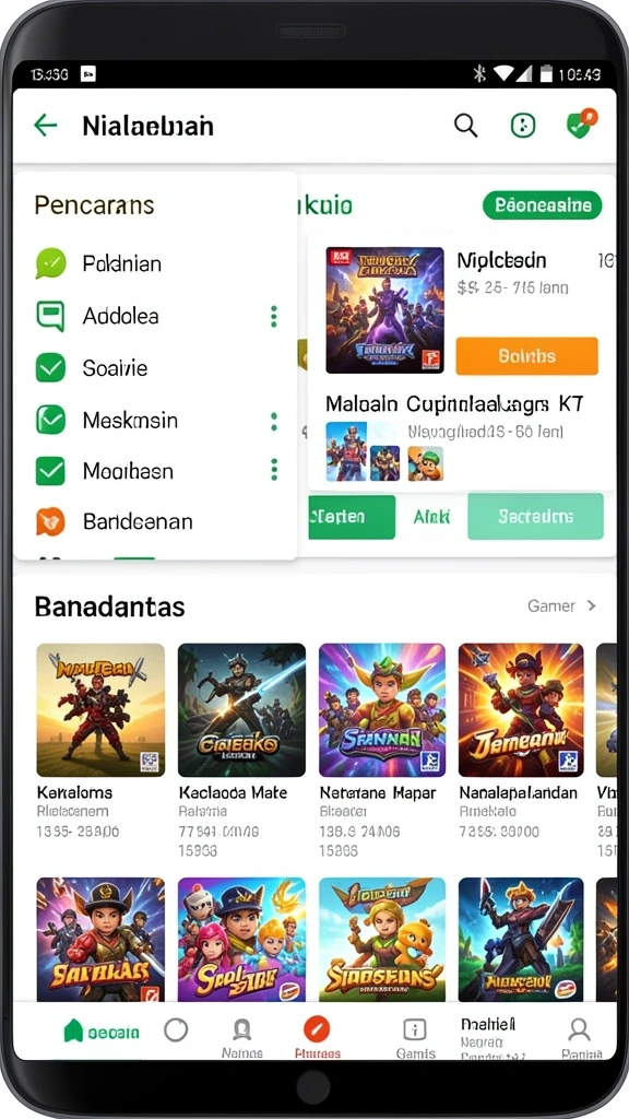Tampilan antarmuka yang intuitif dan menarik.
