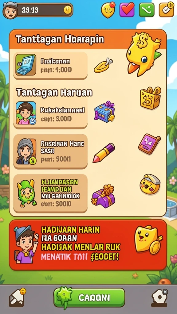 Grafis yang memukau membuat pengalaman bermain semakin nyata.
