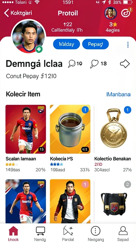 Tampilan antarmuka pengguna yang intuitif di BONDAN69.