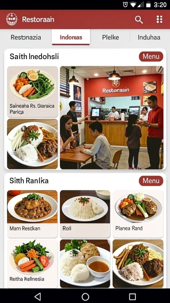 Tangkapan layar ketiga menampilkan peta yang luas dan beragam.