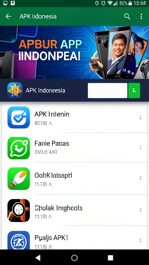 Tampilan awal game dengan karakter yang menarik.
