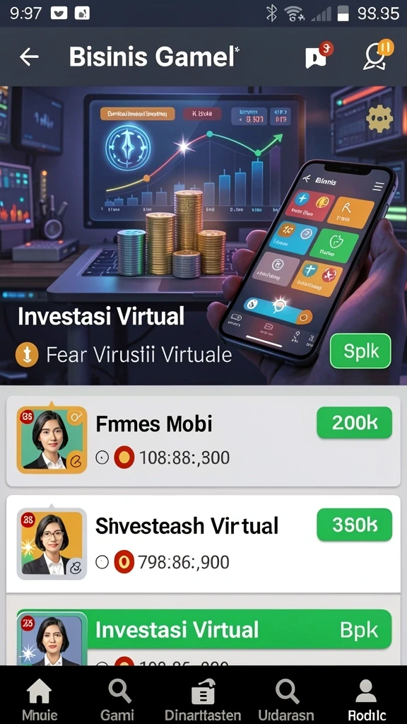 Fitur sosial yang menghubungkan pemain.