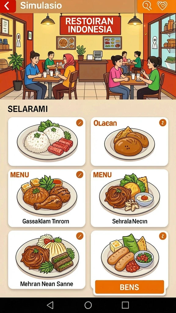 Tampilan antarmuka yang ramah pengguna.