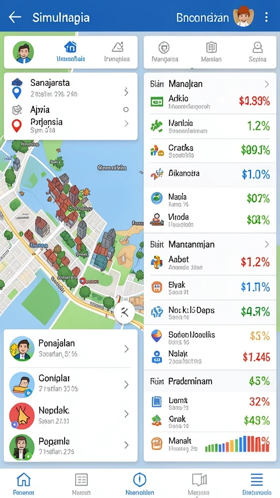 Tampilan antarmuka yang menarik dan intuitif.