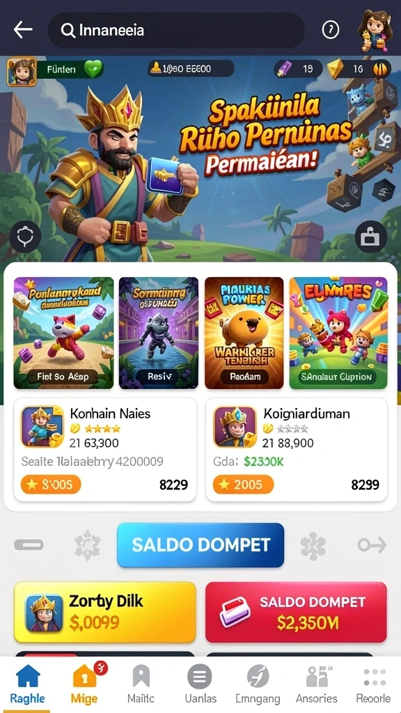 Karakter-karakter unik yang dapat dipilih untuk petualangan.