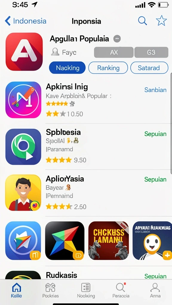 Beragam pilihan permainan yang seru dan menggugah semangat.
