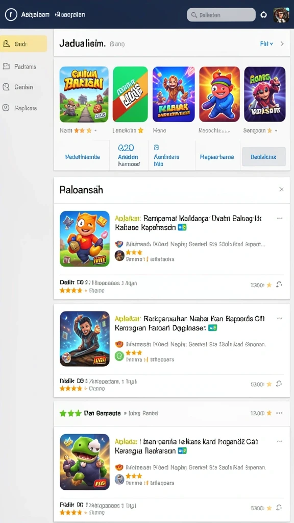Tampilan grafis yang menawan dan interaktif.