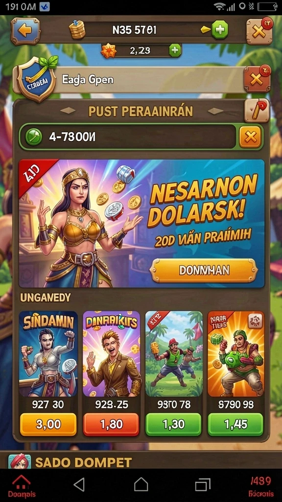 Sistem pencapaian yang membuat ketagihan.