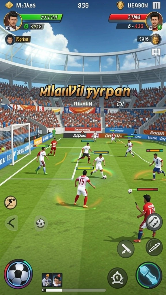 Tampilan awal permainan KETUA yang menarik.