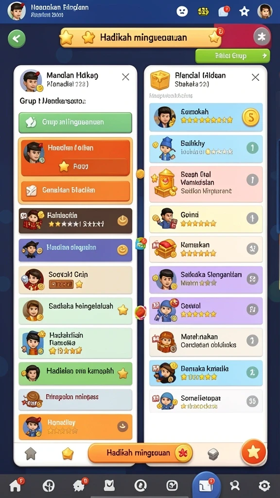 Tampilan awal yang memikat dan penuh warna.