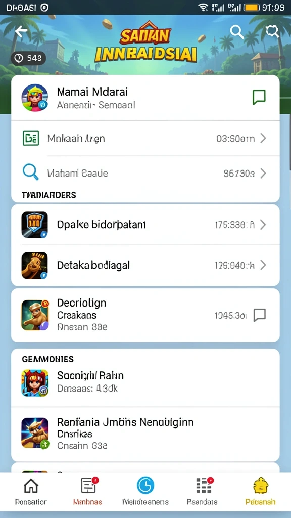 Tampilan antarmuka yang menarik dan mudah digunakan.