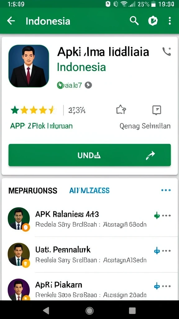 Tampilan awal yang menarik dan penuh warna.