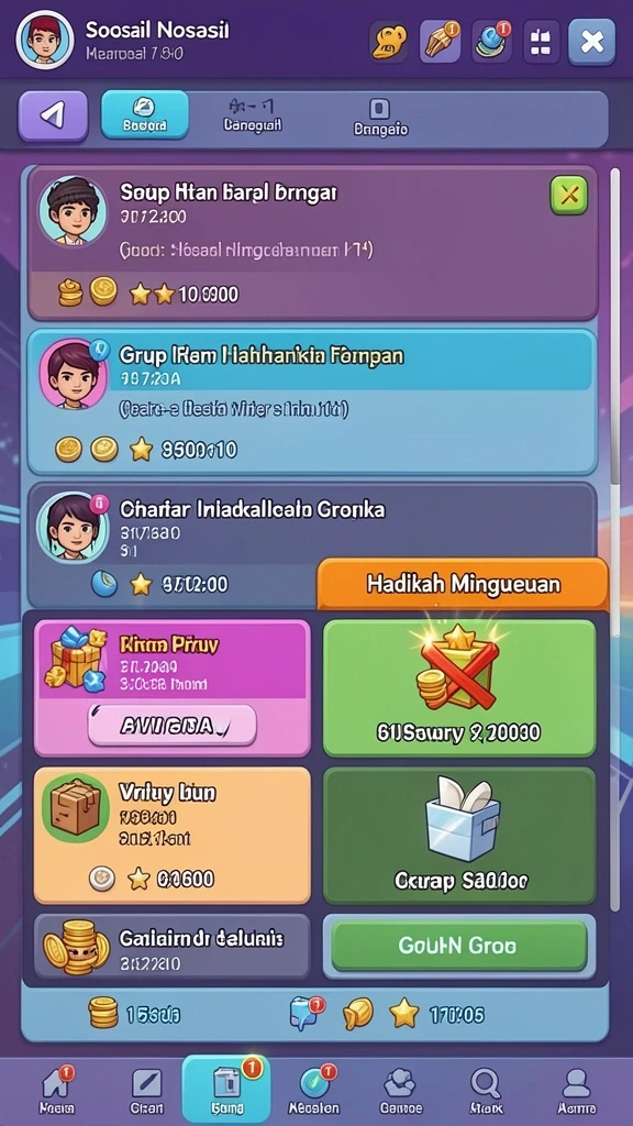 Mode multiplayer yang seru dan kompetitif.