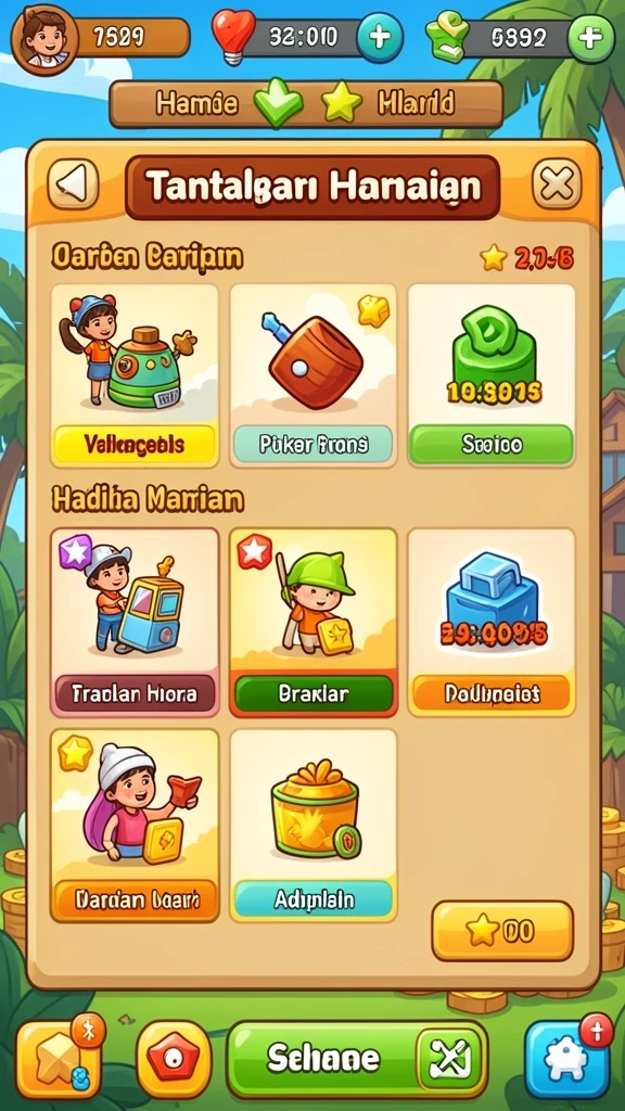 Fitur permainan yang beragam dan inovatif.