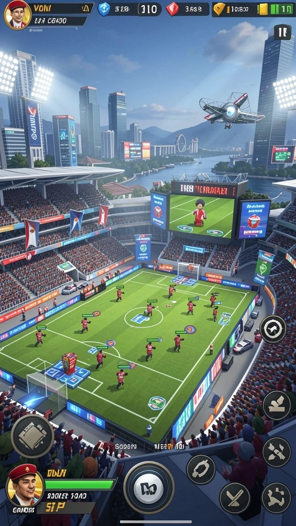 Fitur multiplayer yang memungkinkan bermain bersama teman.