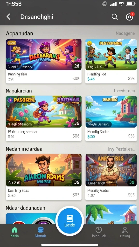 Tampilan layar awal REJEKIPOP yang menarik perhatian.