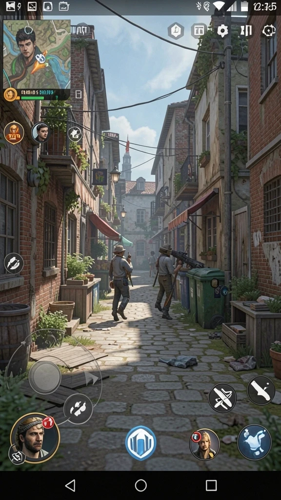 Grafis dunia game yang penuh warna dan detail.