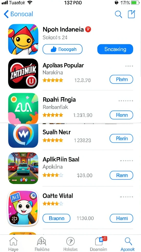 Tampilan utama yang menarik dan user-friendly.