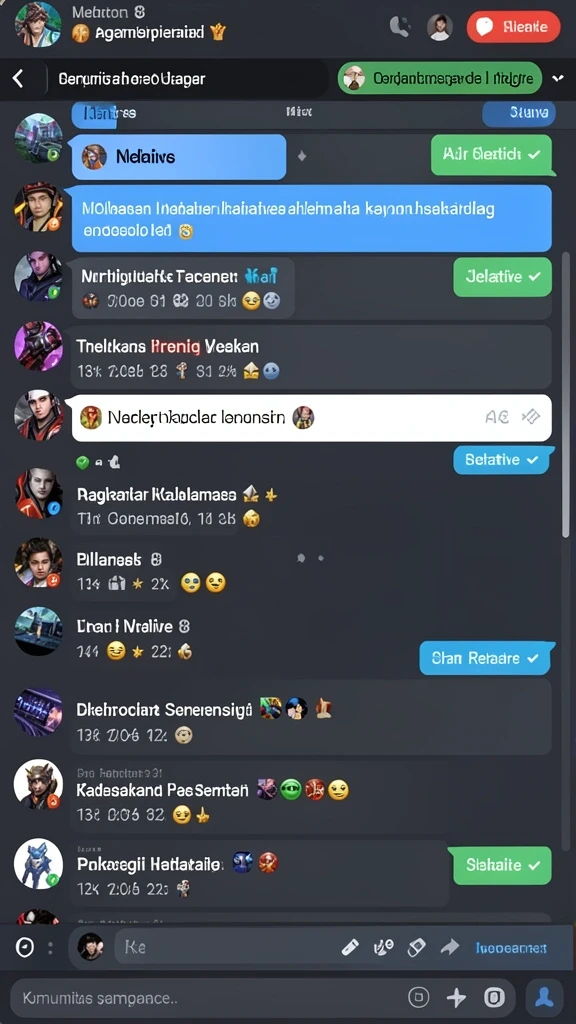Fitur permainan yang beragam dan menarik.