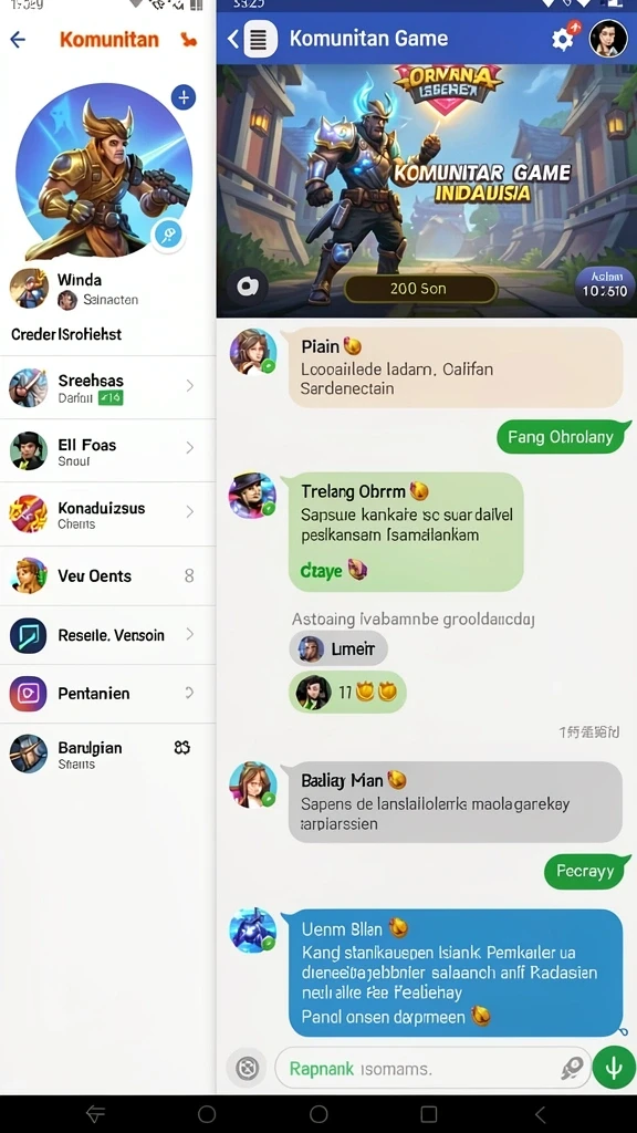 Tampilan antarmuka yang user-friendly dan menarik.