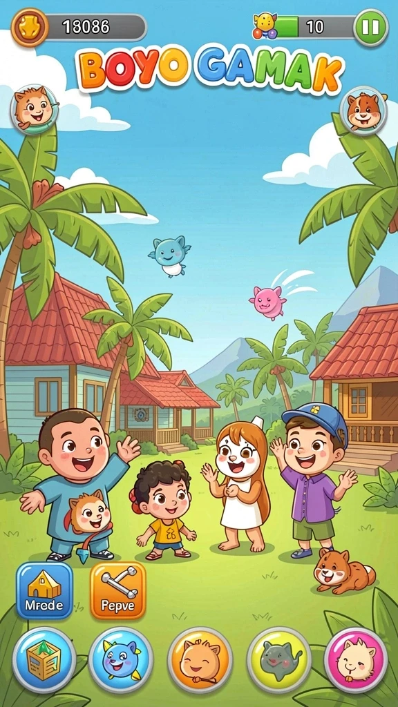 Tangkapan layar dari momen seru dalam permainan.
